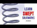 SolidWorks Sweep Feature Tutorial | Swept Boss/Base Command Explained | Nexzen Design Solutions