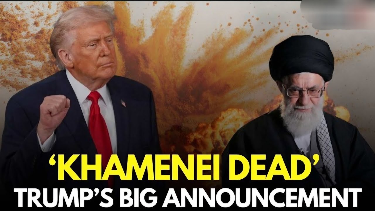 Madaxweyne TRUMP Oo Xaqiijiyay Dhimashada Hogaamiyihii Sare Ee IRAN AAYATULLAH ALI KHUMANEI.DAAWO.