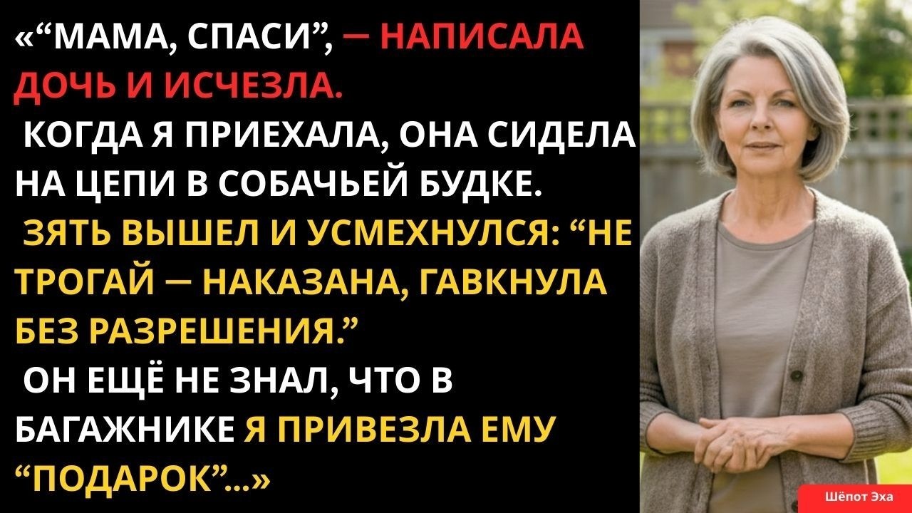 Дочь прислала: «Мама, спаси». Через сутки я нашла пустую будку.
