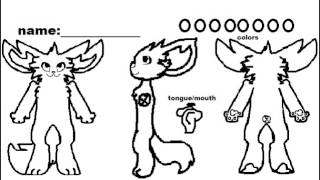 free to use fursona ref sheet!