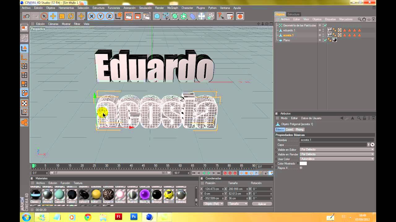 Cinema 4D tutorial- thinking particles Español parte 2 - YouTube