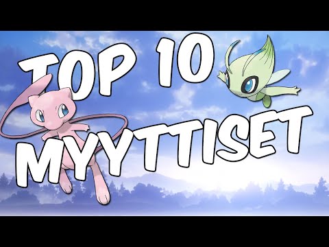 Top 10 Myyttistä Pokemonia