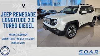 JEEP RENEGADE LONGITUDE 2.0 TURBO DIESEL 4X4 ANO 2021 VALE MUITO A PENA CONHECER COD212