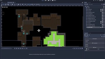 Composing a full map in Godot Game Engine.