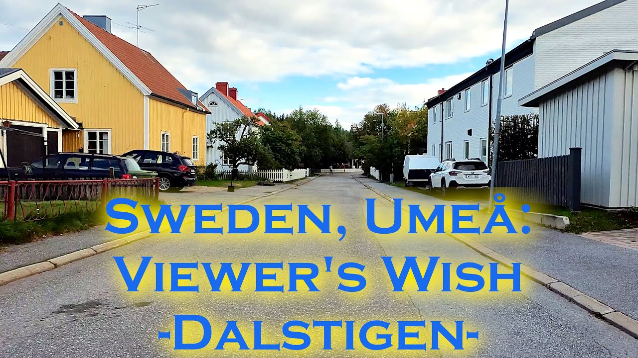 Sweden, Umeå: Viewer's Wish - Dalstigen Street