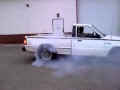 V8 mazda burnout