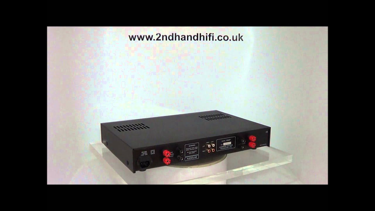 Audiolab 8000P - YouTube