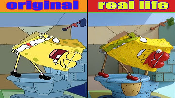 Spongebob Fart | SpongeBob Original vs Real life | SpongeBob Animation #animation #spongebob