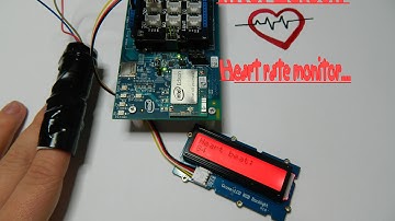 Intel Edison: Heart rate monitor