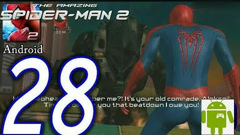 The Amazing Spider-Man 2 Android Walkthrough - Part 28 - Episode 8 Final BOSS and Ending