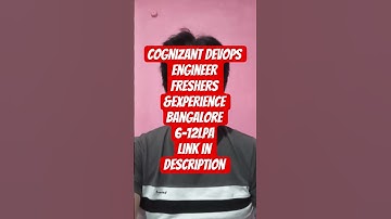 🚀 Cognizant Hiring DevOps Engineers | Bangalore Hybrid Jobs 2025