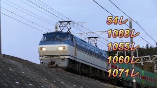 2020/03/03 ひな祭り 朝の貨物列車5本 ネタはないけど定刻で通過