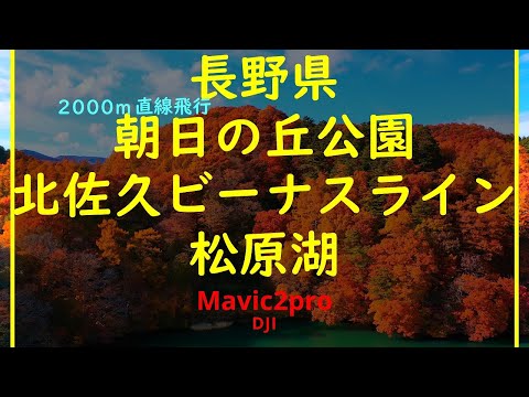 【4K】長野県ドローン撮影 紅葉