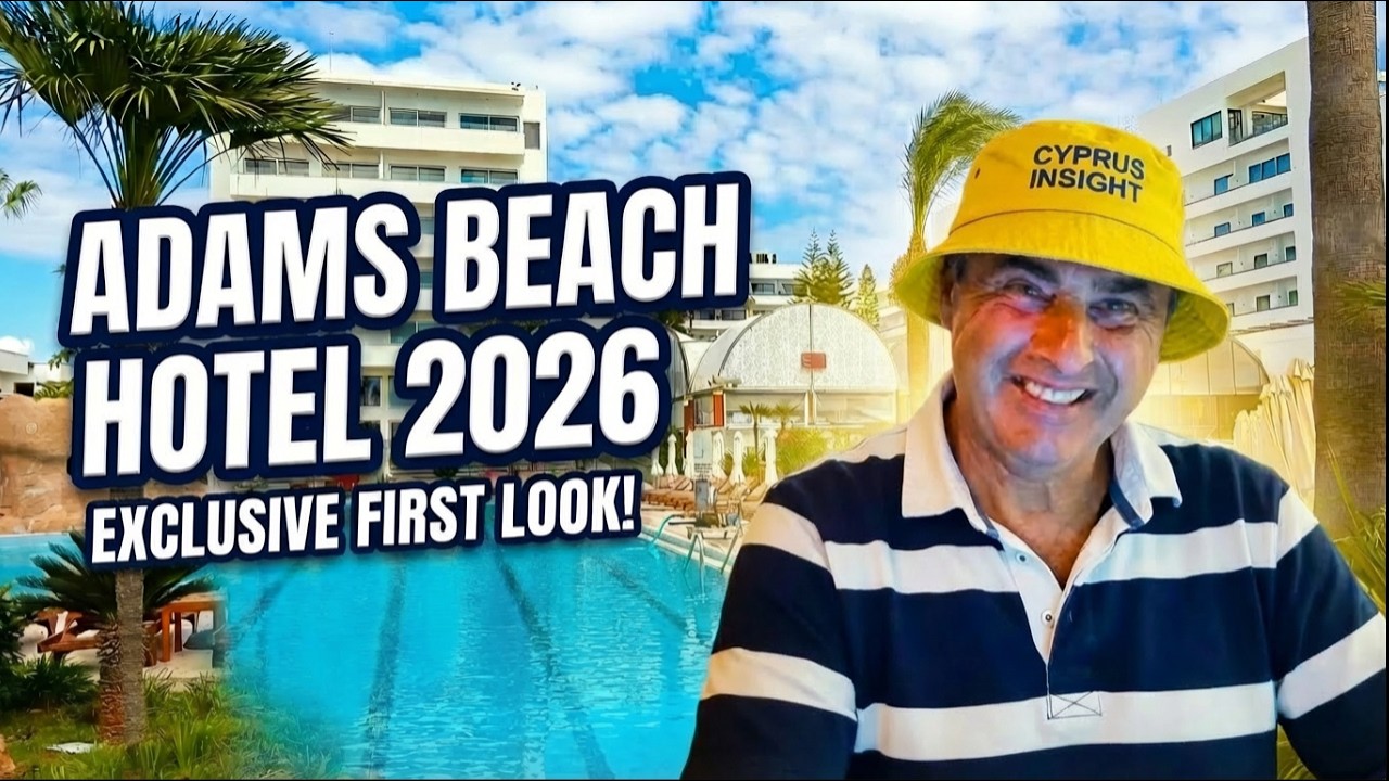 Отель Adams Beach Hotel в Айя-Напе – первый взгляд в 2026 году!!