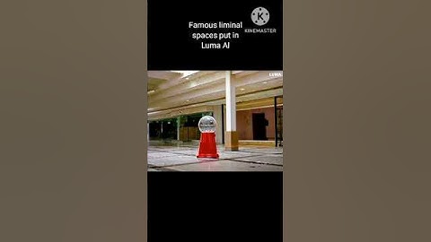 Famous liminal spaces put in Luma AI