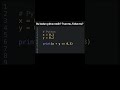 Python'da Bu Kodun Çıktısı Nedir? #shorts #yazılım