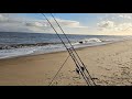 Norfolk beach fishing, North beach Great Yarmouth