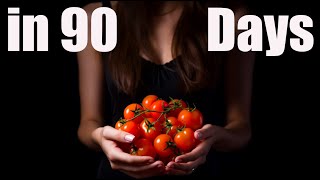 Growing Orange Tomato from Seed 🍊 Time Lapse 90 Days