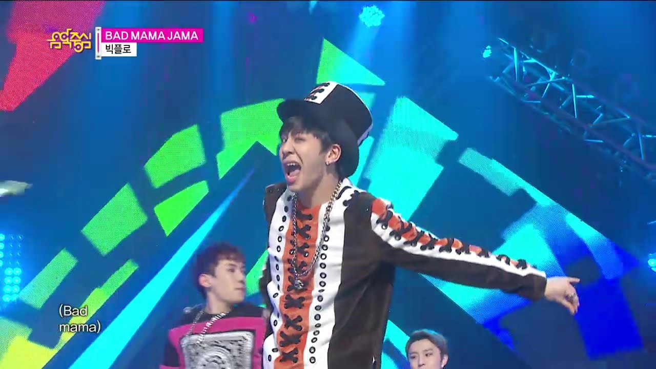 【TVPP】BIGFLO - BAD MAMA JAMA, 빅플로 - 배드 마마 자마 @  Show Music core Live