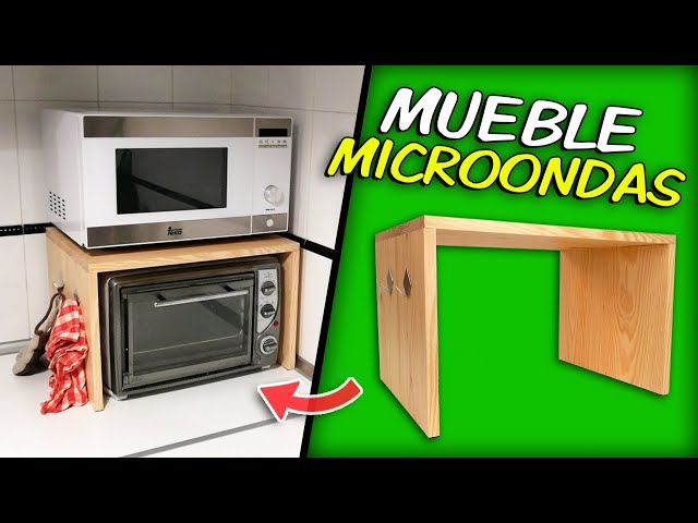 COMO ARMAR UN MUEBLE FLOTANTE- AÉREO PARA MICRONDAS/ How to make a  microwaves furniture 