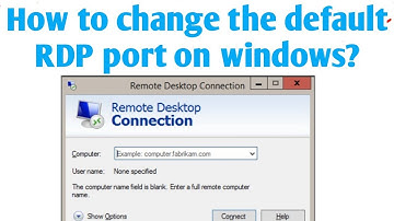 How to change Remote Desktop RDP port on Windows Server 2022 in Hindi/Urdu