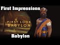 Babylon First Impressions - Civilization VI New Frontier Pass