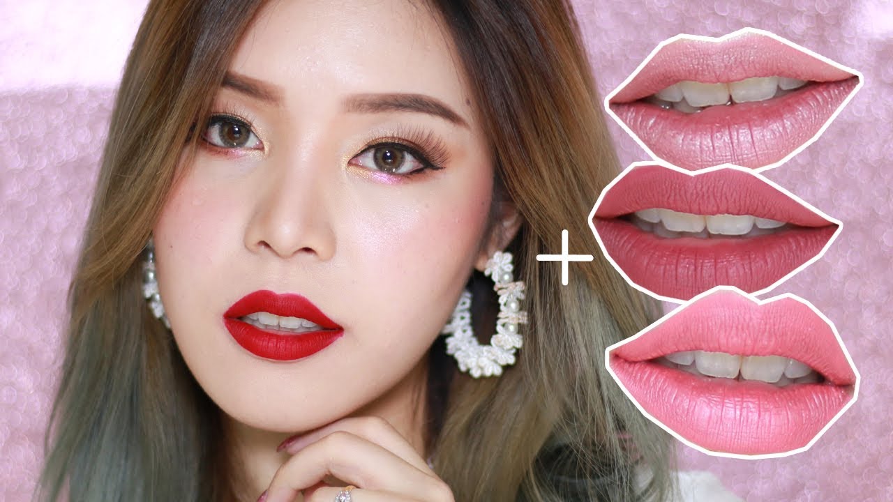 แต่งหน้าปีใหม่แซ่บๆ ลุคปากแดงที่ลงใน ig,fb,twitter 😂║Evefee