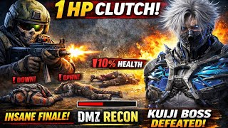 10% Health, No Armor… INSANE CLUTCH + Kuiji Boss Extraction! 😱 #gaming #codmobile #dmzrecon 