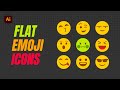 Creating Flat Emoji Icons using Illustrator | MJ Graphics