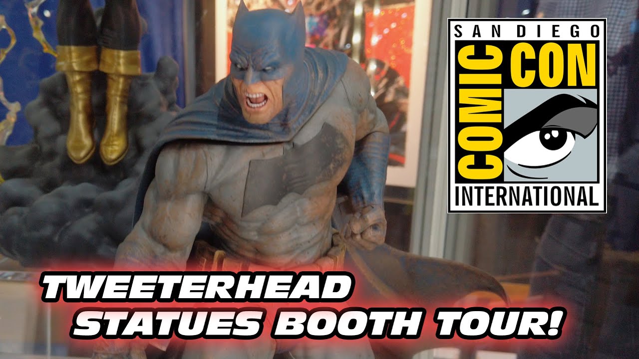 SAN DIEGO COMIC CON 2019 TWEETERHEAD STATUES BOOTH TOUR