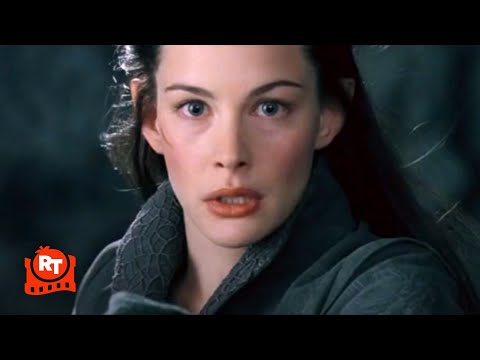 Wideo: Co mówi Arwen (po angielsku) Po przekroczeniu rzeki, gdy ściga ją Upiór Pierścienia w Drużynie Pierścienia
