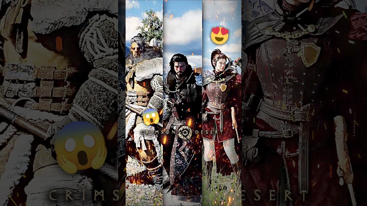 Les 3 Personnages de Crimson Desert ! GAMEPLAY FR