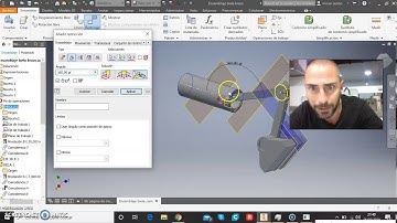 DIBUJO TÉCNICO. INVENTOR Duda ensamble Restricción Angular