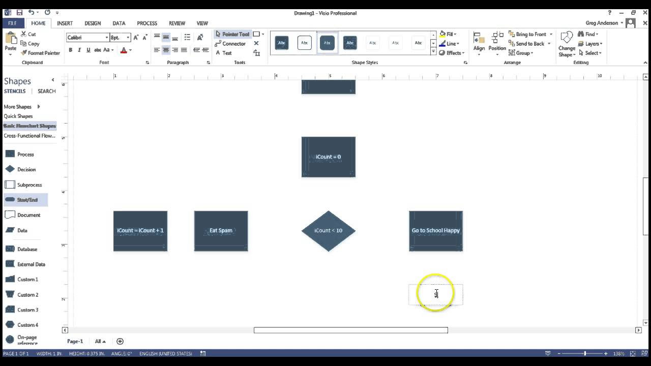 visio flowchart  2022  Tạo lưu đồ bằng Visio