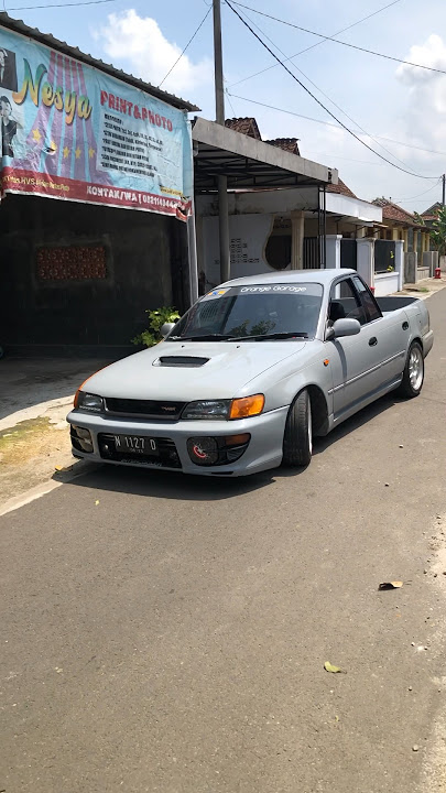 Modifikasi mobil great corolla jadi Pickup #mobil #modifikasi #corolla