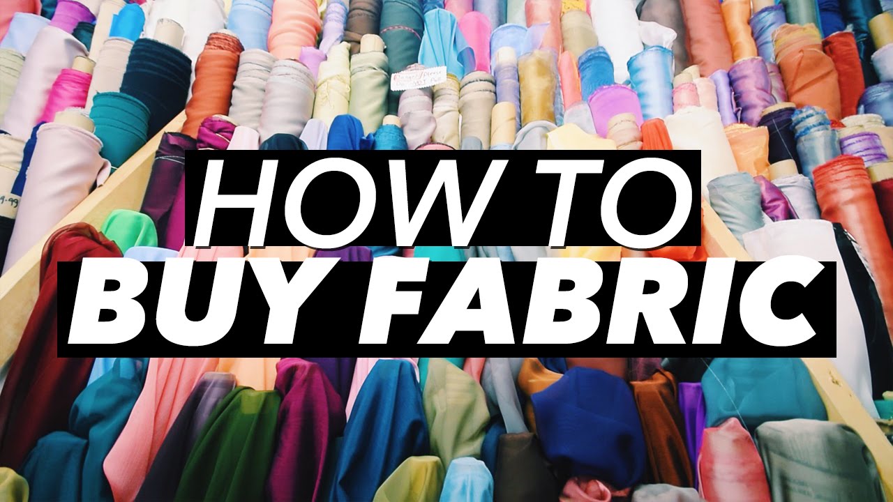 How To Buy Fabric Terminology Shopping Tips WITHWENDY YouTube