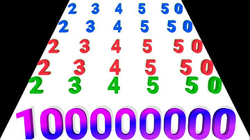 Number Merge Run Level Up Stack Number Run Number Run Number Master 3d Game Games $012
