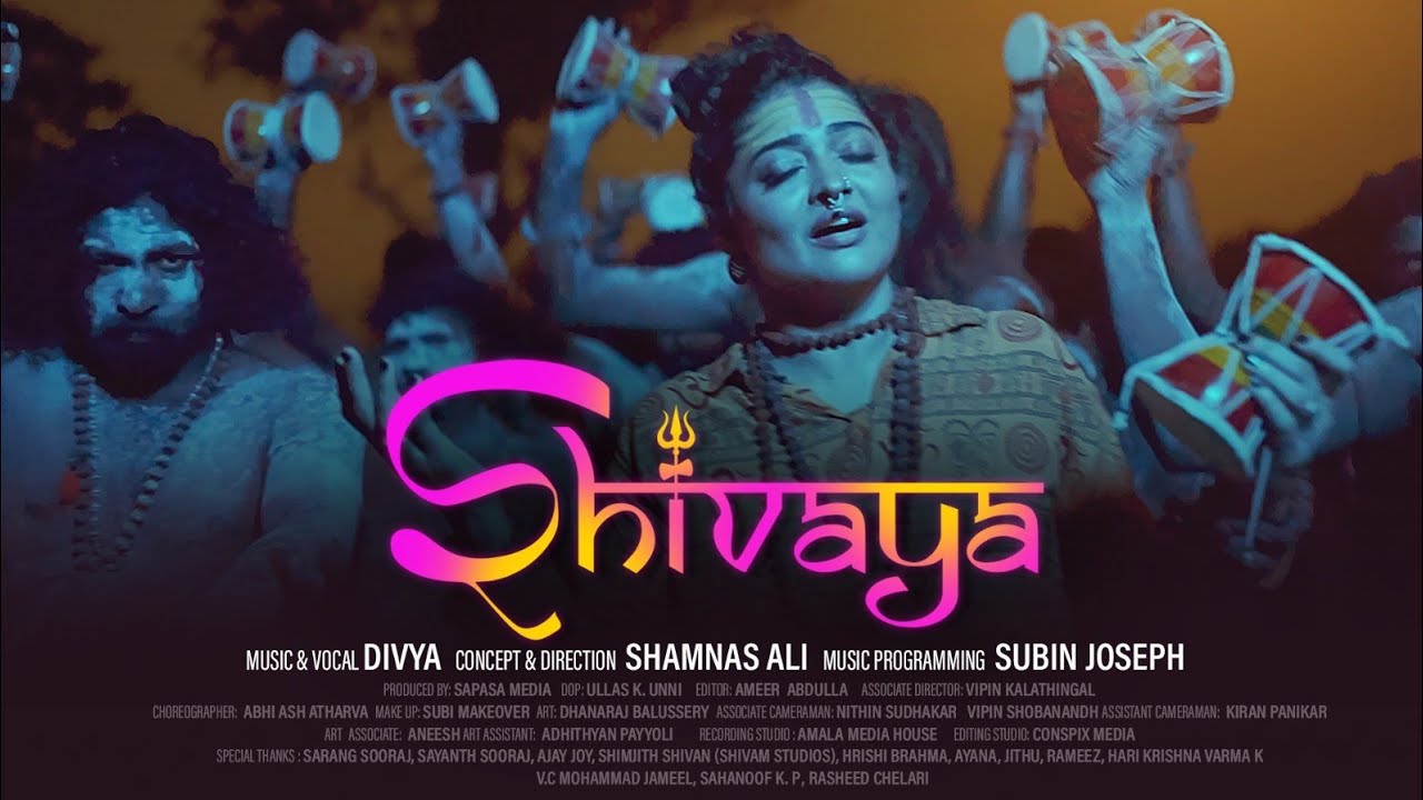 Powerful shiva sthothram fusion    Shivaya   ft Divya  newmusic  omnamahshivaya