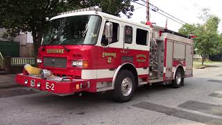 Bayonne Fire Department Engine 2 Responding (Code 1)