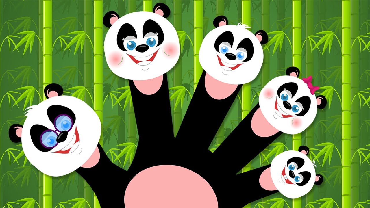 Семейка пальчиков. Panda finger Family. Семья пальчиков панды. Пальцы панды. Папа пальчик Панда.