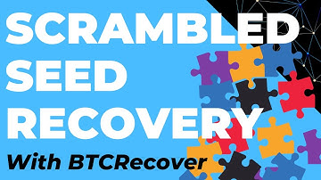 Recover Scrambled 12 Word Seeds with BTCRecover (Electrum & BIP39 Seed Phrases Ledger Trezor Keepkey