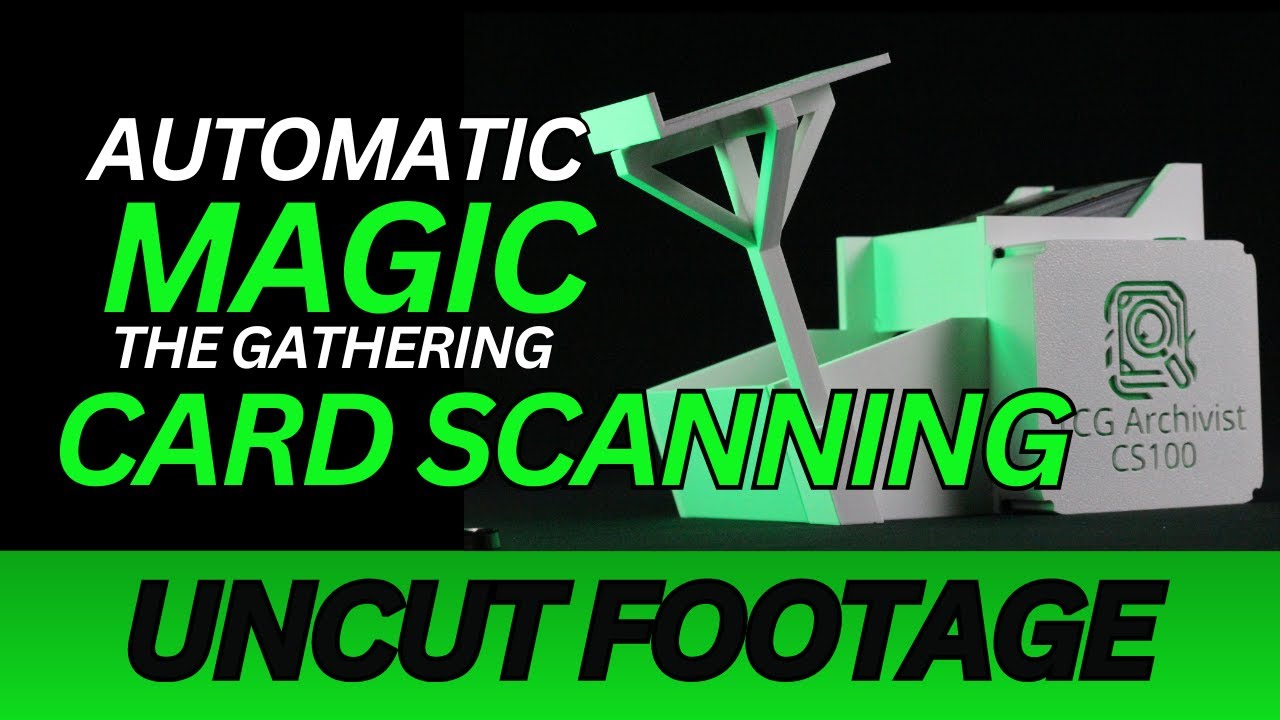 Automatic Scanning of Over 400 Magic: The Gathering Cards. - YouTube