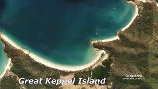 Great Keppel Island Drone view.