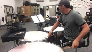 MS Region Set B-Timpani Run w/ Drumset
