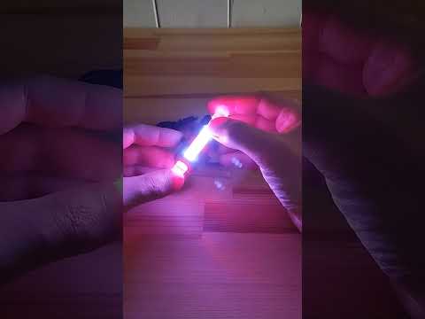 Габарити на кермо велосипеда (мигалка ліхтар на підсидельний штир) Синьо-червоні поліцейські габаритні вогні, видео 1