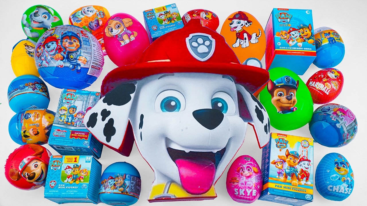 ASMR 64+ Mins Satisfying Unboxing Ultimate PAW PATROL Toy Eggs | Review Toys (No Talking)