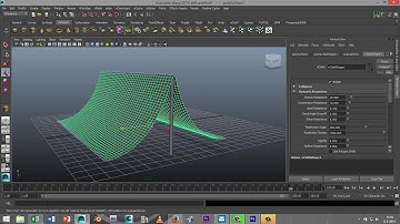 Maya 2014 tutorial : nCloth basics, make a simple tent shape