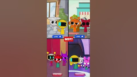 Sprunki Power of Makeup Pack 4 Animation #sprunki #shorts #animation