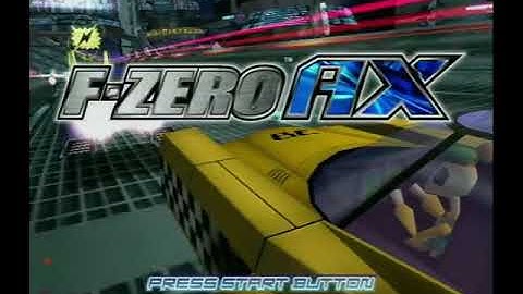 F-Zero AX - Attract mode: Memory cards enabled