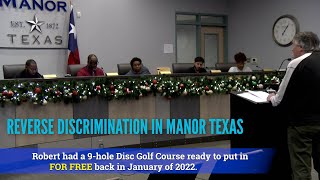 Reverse Discrimination in Manor Texas